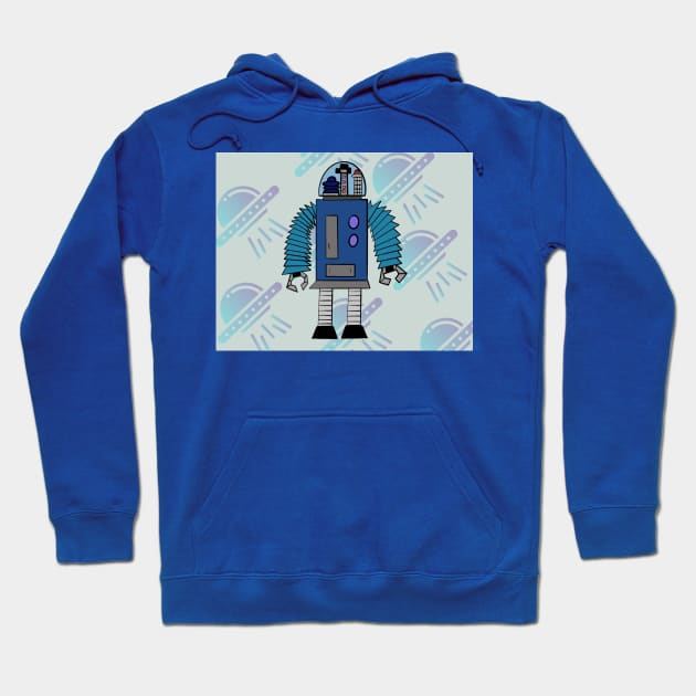 February Forbidden Robot Hoodie by Soundtrack Alley